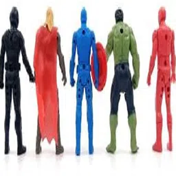 ktrs Action Figure Toy Set for Kids. Spiderman Fighting Game Set Pack of 5 Pcs image 4