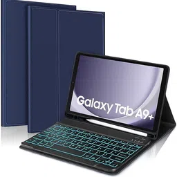 Proelite Keyboard case Cover for Galaxy Tab A9 Plus 11 inch with S Pen Holder Bluetooth Standard Tablet Keyboard Compatible with Desktop, Laptop, Mac Easy to Use,Plug and Play,Quick, Comfy Durable body-picture-13