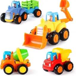 inos Unbreakable constraction set Pack of 4pcs Automobile Toys Set-picture-30