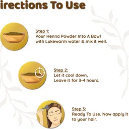 habibs Henna Mehndi Powder Enriched with Bhringraj Amla Brahmi Jatamansi For Hair Color image 5