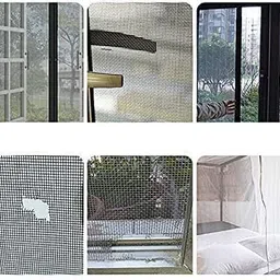 buyerzone Mosquito Net Patch Repair Tape, Window Screen Repair Tap, Strong Adhesive Waterproof Window Repair Tape (Manual) image 2