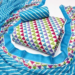 jash Unstitched Cotton Blend Salwar Suit Material Floral Print image 2