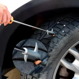 omkarzone 2 in 1 Car Tire Stone Cleaning Hook, Auto Remover Tire Groove Stones 3 L Wheel Tire Cleaner image 2