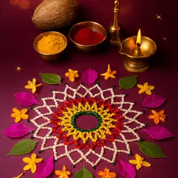 archus 1B8 Rangoli Stencil image 5