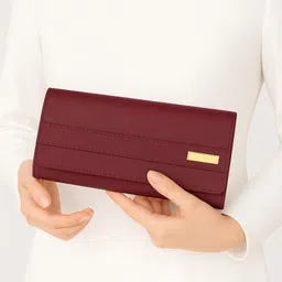 reshu Casual Maroon Clutch-picture-18