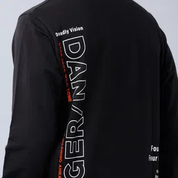 locomotive Men Full Sleeve Printed Hooded Sweatshirt image 4