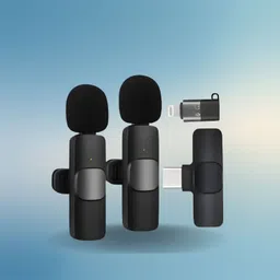 guggu K9 Dual Wireless Mic WithCollar Microphone for YouTube &Live Voice RecordingF442 Microphone-picture-22