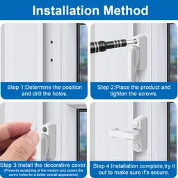 serplex Steel Matte Window Lock image 4