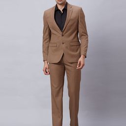 raymond Men SB 2BTN NOTCH LPL SUIT-2PCS CNTP FIT Solid Suit-picture-33