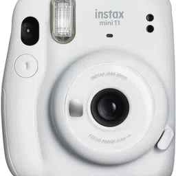 FUJIFILM Instax Mini 11 Ice White With 10X1 Instant Film With Red Pouch Instant Camera image 2