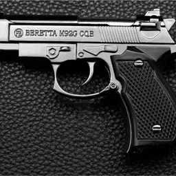 crokroz Gun Shaped Premium Look Windproof Jet Flame Cigarette Lighter Hookah Compact Carry Cigarette Gun Pocket Lighter image 1