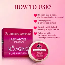 Parampara Ayurved Ageing Care Cream with No Aging Plus Efficacy image 3