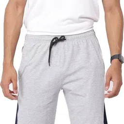 tom burg Solid, Color Block Men Grey Basic Shorts image 5