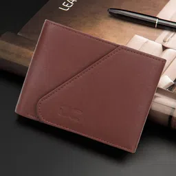 dezire crafts Women Trendy, Evening/Party, Casual, Formal, Travel Brown Artificial Leather Wallet - Regular Size image 1