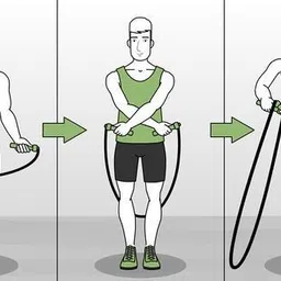 dr pacvu Set3|Single, Plastic Resistance Band Foam Skipping Rope Body Stretching,Exercise Fitness Accessory Kit Kit image 3