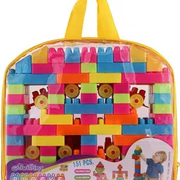 canosse Colorful Interlocking Building Blocks Set | Brain Development Puzzle for kids image 2