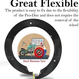 sunriders Bike Wheel Cover 17 Inch For Bajaj Ns 160 Black Setof 4 Pc Wheel Cover For NA NA image 2
