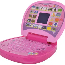 tushika Fashion Lots Of Fun Educational Computer 2 In 1 With ABC And 123 Words Learning Kids Laptop Led Display And Music Singing For Kids Babies Boys And Girls-picture-13