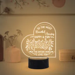 To The Most Beautiful Amazing Mom Mother's Day Gift for Mom Table Lamp-image-37