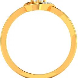 amarta Radiant Regalia diamond ring 14kt Diamond Yellow Gold ring image 3