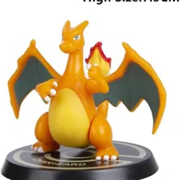 funfob Pokemon Pikachu Action figure toy height 7-8cm (Poke Orange Round Stand) image 3