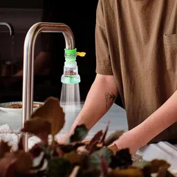 uuquu Kitchen tap extension, Flexible Anti Splash Water Saving Movable Sink Faucet Fixed Mount image 4