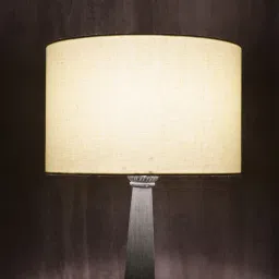 btr crafts Brescia Yellow Cotton Fabric Solid Lampshade image 1