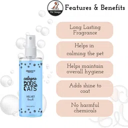 chelsea Cologne Dog Perfume Spray For German Shepherd Dog | Maintain Overall Hygiene, Long Lasting Fragrance with Velvet Touch Spray | Pet Deodorizer | Shine Coat, Cologne image 2