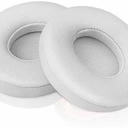 SYGA Extra Thick Replacement Earpads for Beats Solo 2 & 3 Ear Pads for Beats Solo 2 & 3 Wireless ON-Ear Headphones - Soft Leather, Luxury Memory Foam, Strong Adhesive-White Over The Ear Headphone Cushion-image-61