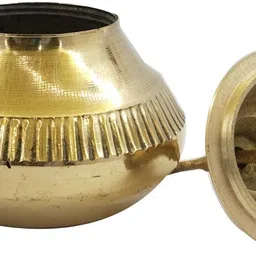 puri crafts Kumkum Dabi Sindoor box With Stick For Women ,Gift Box Decorative Showpiece - 7 cm image 3