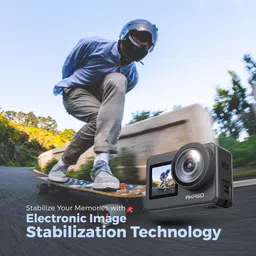 Akaso Brave 7 Dual Color Screen, 4K 30fps,One-Click Quick Shots,Instant Vertical Shots Sports and Action Camera image 3