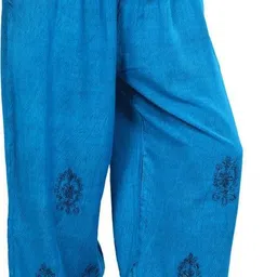 purpura Embroidered Viscose Women Harem Pants-picture-29