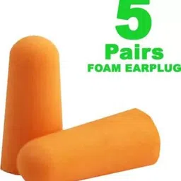james 5 Pair Soft Foam Reusable, Concert, Study, Loud Noise Reducing Ear Plug-picture-10