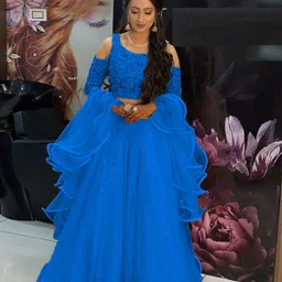 dd's creation Embellished Semi Stitched Lehenga Choli image 1