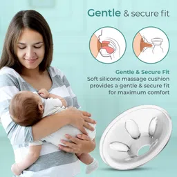 aqua care Manual Breast Pump,3 Level Suction Adjustment,easy massage cushion & painless - Manual image 4