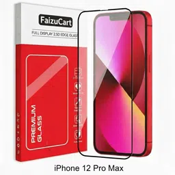 FaizuCart Edge To Edge Tempered Glass for iPhone 12 Pro Max-image-20
