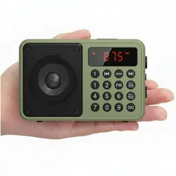 Coracao Bluetooth FM Speaker | Deep Bass | Type-C Charging | SD/USB/AUX 8Hr Playtime 6 W Bluetooth Speaker-picture-25