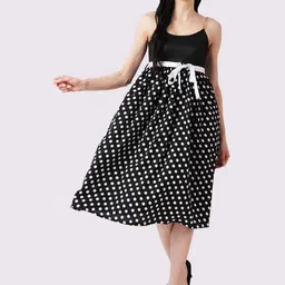eastbay Women Fit and Flare Multicolor Below Knee Dress-picture-21