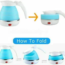 rtad Electric Kettle Silicone Travel Mini Foldable Electric Kettle (0.6 L, SKY BLUE) Electric Kettle-picture-15