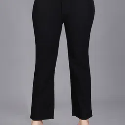 glamaxy Women Regular High Rise Black Jeans-picture-20