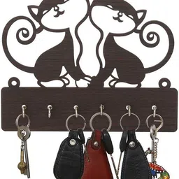 Wooden Wall Key Holder | Multipurpose Key Stand for Home Wood Key Holder-image-54