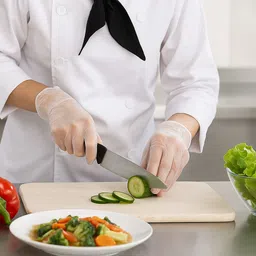 starkyte Multipurpose Non-Slip Waterproof Dishwashing Gloves for Kitchen, Hotel & Salon Vinyl Safety Gloves image 3