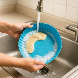 hbstreads Air Fryer Silicone Pot 6 pcs with Ear Handles, Silicone Pot Liner NGB32 Air Fryer image 4