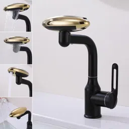 4-in-1 Multi-Purpose Tap Extension for Kitchen Sink & Bathroom, Hot & Cold Mixer Faucet Mount-image-89