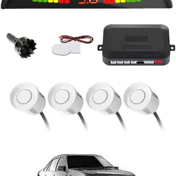 ayw Universal 4 White Reverse Parking Sensor With LED Display For Cars-57 4White Parking Sensor With LED Display Increased Safety For Car-57 Parking Sensor-picture-39