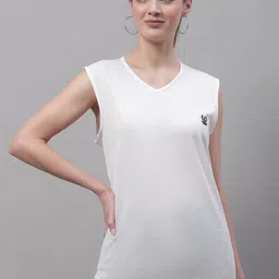 mack jonney Women White Tank Top/Vest-picture-23