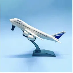 goyal trading company Airplane Toy with Stand for Kids | Die-Cast Model Jet Aircraft image 1