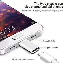 DPJ USB Type C Cable 2 A 0.1 m USB 3.1 Type C Female to Micro USB Type B 2.0 Male Data Sync Adapter and Without Cable Charging Connector image 5