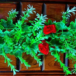 kingstyle impex Artificial Flowers Home Decoration Vine Creepers Plant Wall Hanging Chain J665 Multicolor Rose Artificial Flower-picture-42