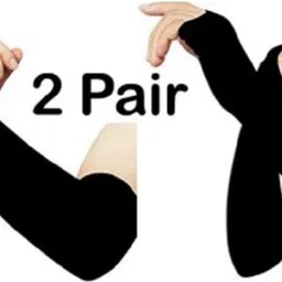 let's silim Cotton Arm Sleeve For Men & Women image 1